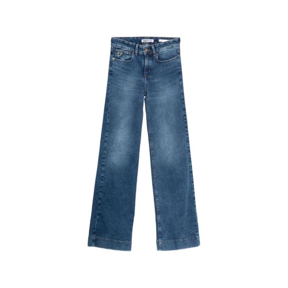 Lois Jeans Blue Denim - Wide-Leg Jeans Women
